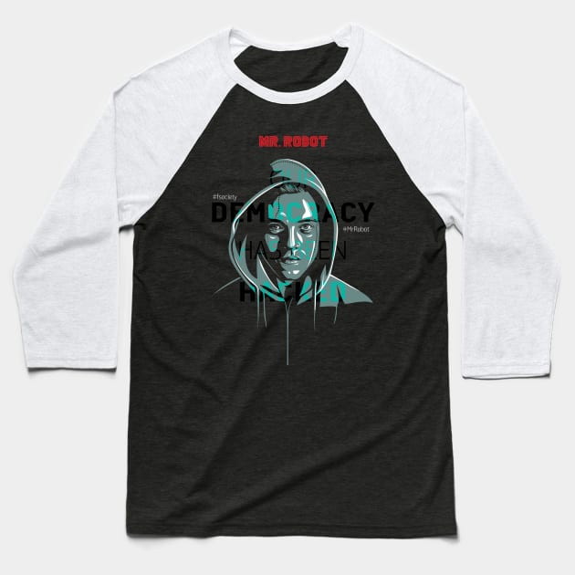 Elliot Mr. Robot Baseball T-Shirt by Laksana Ardie Store